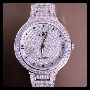 Adee Kaye Crystal Women’s Bling Crystal Watch